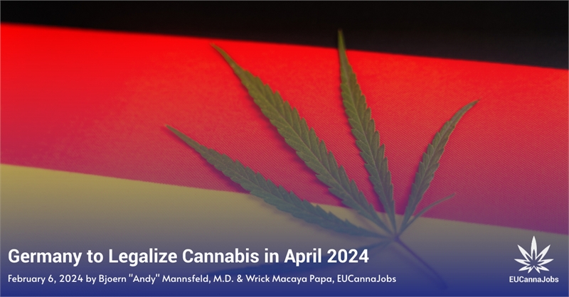 Germany to Legalize Cannabis in April 2024